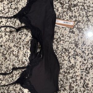 SKIMS Black Lace Bralette